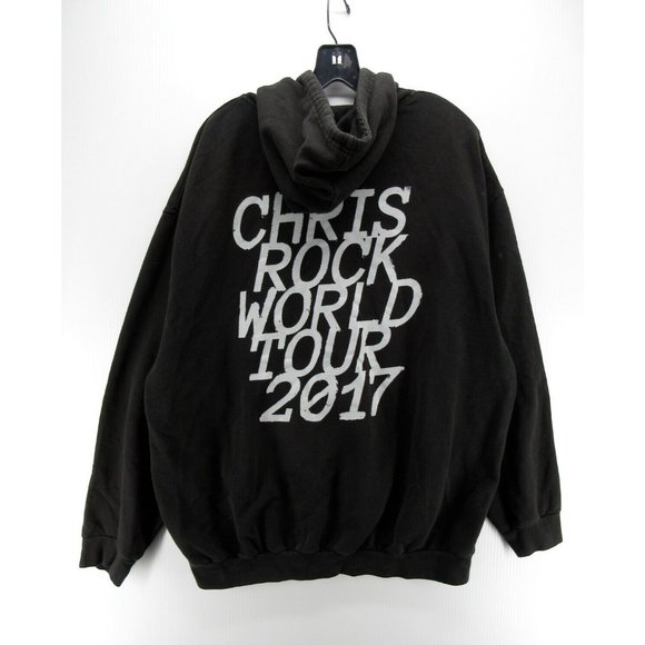 Chris Rock Sweatshirt XXL 2017 World Tour Stand Up Comedian Full Zip - Picture 6 of 11